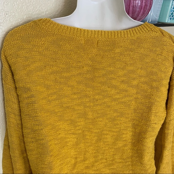 💜💜Mossimo Mustard Sweater YB - Picture 6 of 9